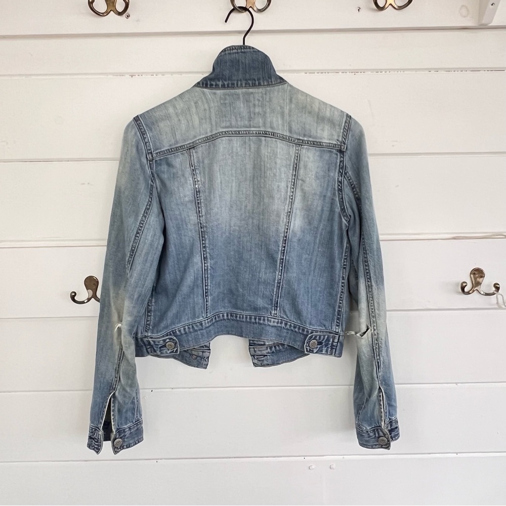 Garage Women's Light Blue Denim Jacket. Size M. - Picture 2 of 7